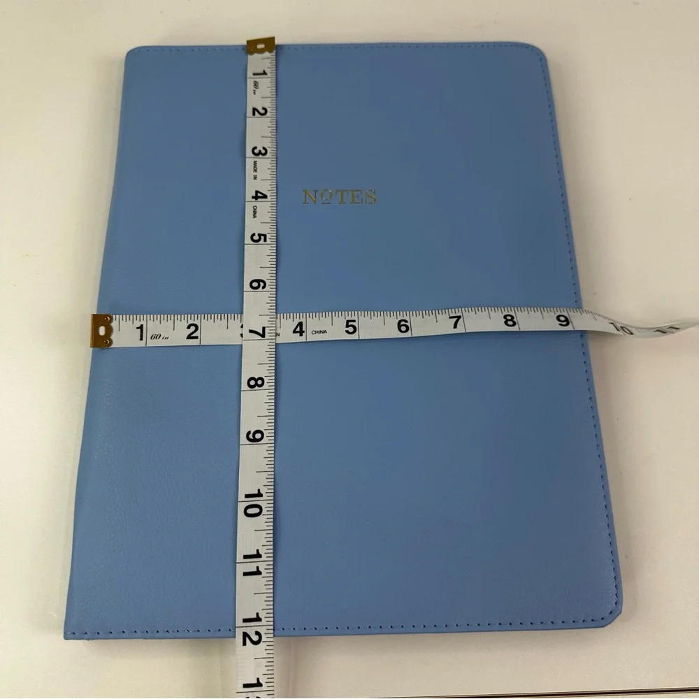 Day Designer Light Blue Soft Padfolio Notebook with 